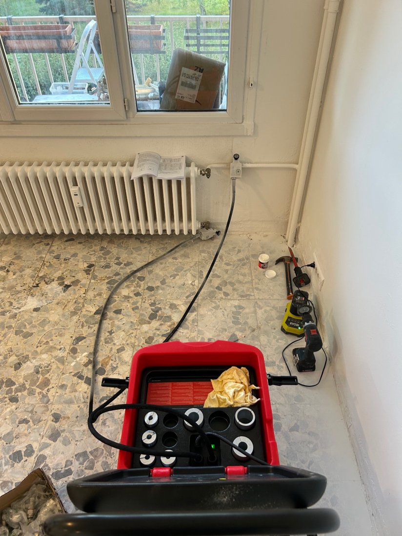 Installation Tête Thermostatique